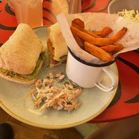 Falafel ciabatta   at Lounges - Lupo Lounge in Wolverhampton