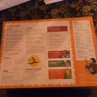 Separate vegan menu - ask at the door. at Lounges - Lupo Lounge in Wolverhampton