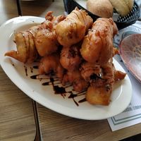 Berenjena en tempura con miel de caña at La Taberna De Frasco in Aguadulce