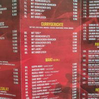 Number 80 is vegan. I didn't ask about maki and other sushi though. at Bao An in Potsdam