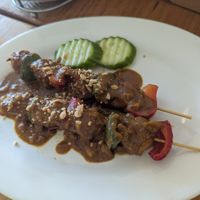 Satay at Loving Hut in Richmond