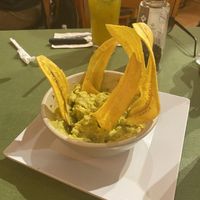 Guacamole and plantain chips  at Café El Punto in San Juan