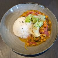 Vegan chickpea Curry 🍛 at Sõko in Davos