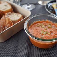 Gaspacho (vegan) at Vert et Bon in Yerres