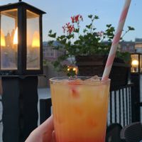 Tequila sunrise drink   at N° 7 in Krakow