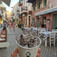 Yum! Coconut base and Oreos. at Domenico in Crete