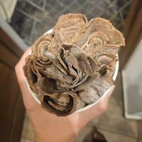 Dark chocolate and digestive at Domenico in Crete