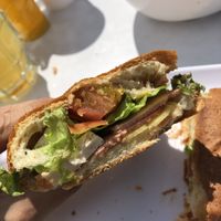 Sanduche de tofu y mortadela at Tienda Vegana Árbol Verde in Bogota