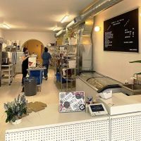 Inside at Honey's in Toronto