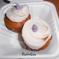 Vegan carrot cake cupcakes at BabyCakesNYC - Downtown Disney in Lake Buena Vista