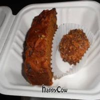 Banana chip loaf slice and chocolate crunch donut hole at BabyCakesNYC - Downtown Disney in Lake Buena Vista