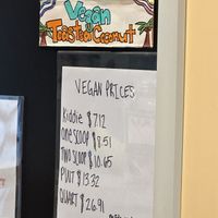 Separate vegan prices  at Emack & Bolio's Ice Cream in Chatham