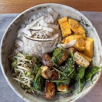 Tofu bowl  at Sportstübli at Sporthotel in Pontresina