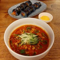 Kimchi gaspacho at hesu warsaw in Warsaw