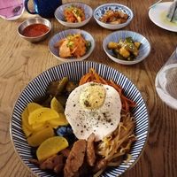 Vegan bibimbap at hesu warsaw in Warsaw