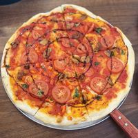 Vegan Margherita Pizza at Park's Place in Amesville