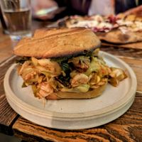 Jackfruit Cubano at Hoogah Cafe in Swansea