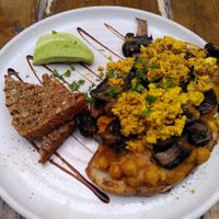 Hoogah vegan breakfast at Hoogah Cafe in Swansea
