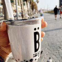 Oat milk tea  at Beitea in Tel Aviv