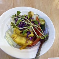 Salad  at Yǒujī Dàdì 有機大地健康蔬食餐廳 in Jiaoxi