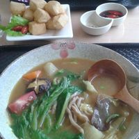 Brunch... at Yǒujī Dàdì 有機大地健康蔬食餐廳 in Jiaoxi