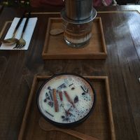 Vietnamese coffee and tea   at Ban Vegan in Berlin