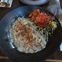 vegan truffle udon   at Ban Vegan in Berlin