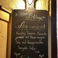 Menu  at Ban Vegan in Berlin