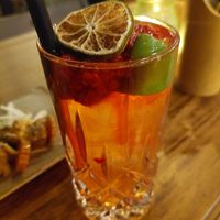 'Very Berry' with raspberry, lemongrass, elderflower, lime, chia seeds (5.10) at Ban Vegan in Berlin