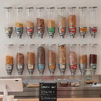 Flake options - lower row and Trix are vegan at Eisflakes in Mannheim