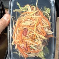 Papaya salad  at Thai Basil in Manchester