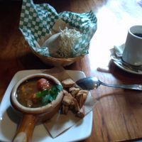 rich and filling lunch at Panthere Verte - Centre-Ville in Montreal