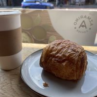 Pain au chocolate  at Azmarino Coffee in South West London
