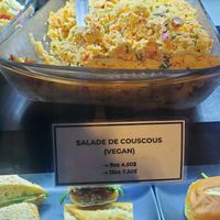 Couscous salad at Café l'Abri Côtier in Tadoussac