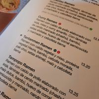 Tantanmen is the vegan ramen soup at Udon. at UDON in Sevilla