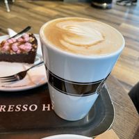 Oat hazelnut latte - Espresso House, Berlin  at Espresso House - Karl-Liebknecht in Berlin