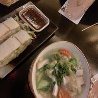 Summer Rolls and Glas Noodle Soup at LÚA 9 in Marburg