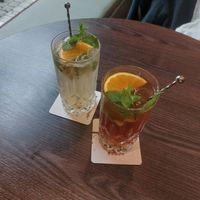 Lychee Lemonade and Lychee Icetea at LÚA 9 in Marburg