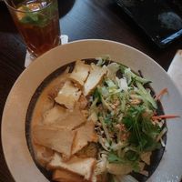 Noodles with cocos curry and tofu at LÚA 9 in Marburg