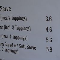 menu at Keep Bañana in Munich