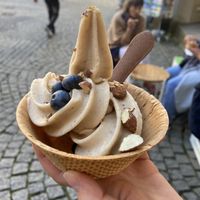 Bananeneis mir essbarem Löffel at Keep Bañana in Munich