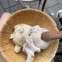 Banana and stracciatella  at Keep Bañana in Munich