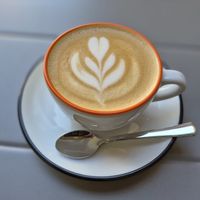 Cappuccino at Keep Bañana in Munich