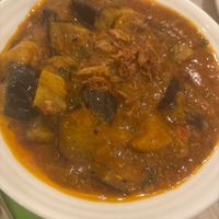 Bengan bhaji   at Taj Indian Restaurant in Girona