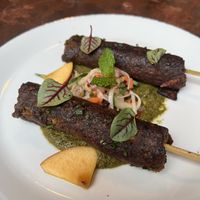Plant-based seekh kabab  at Ettan in Palo Alto
