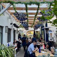 Ettan’s gorgeous outdoor patio   at Ettan in Palo Alto