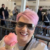 Raspberry for me   at Chocolaterie de l'Ile d'Orleans in Sainte-petronille