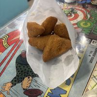 Jalapeño poppers (delicious, basically 90% cheese)  at Doomie's Home Cookin' in Hollywood