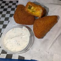 Half order of Jalapeno Poppers at Doomie's Home Cookin' in Hollywood