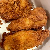 The famous Doomie’s speciality. Crispy battered Chikun 3 piece. Have it with house made ranch!✨Delicious!  at Doomie's Home Cookin' in Hollywood